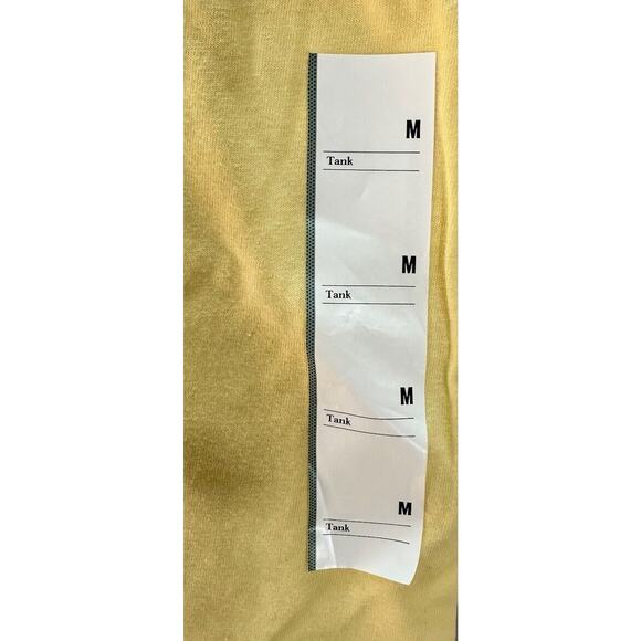 Goodfellow & Co Men's Yellow Solid Tank Size M - Picture 5 of 9